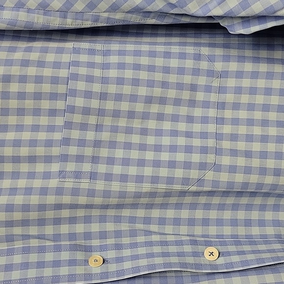 Southern Tide Classic Fit XL long Sleeve Blue Checked Button Down Mens - Picture 3 of 5